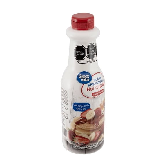 Harina para hot cakes Great Value instantáneos 180 g