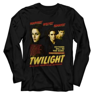 Twilight Cullen Family With Moon Black Adult Long Sleeve Shirt