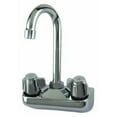 thumbnail image 3 of Avalon Bar Kitchen and Bathroom Faucet 4" Center Tubular Goose Spout Metal Handle, 3 of 6