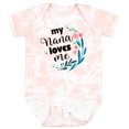 thumbnail image 3 of Inktastic My Nana Loves Me Granddaughter Girls Baby Bodysuit, 3 of 5