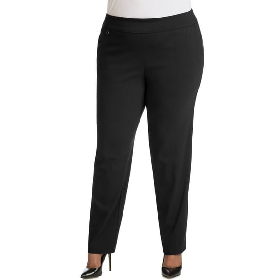 Just My Size Womens Super Stretch Tummy Control Pull-On Slim Pants, Average Leng