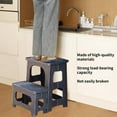 thumbnail image 4 of 2-Step Folding Stool, Non-Slip Folding Step Stool Plastic Steps Ladder, Portable Bedside Step Stool, Hold up to 300 lbs, 4 of 5