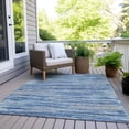 thumbnail image 6 of Addison Rugs Chantille Indoor/Outdoor Transitional Stripes Blue Washable Rectangle Rug, 3' x 5', 6 of 6