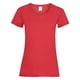 thumbnail image 1 of Camiseta casual de manga corta para mujer (Rojo brillante), 1 of 2