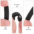 thumbnail image 3 of 4PCS Rubber Watch Band Ring Buckle Anti-Fall Watch Band Buckle Watch Ring Loop Compatible for SUUNTO CORE (Black), 3 of 4
