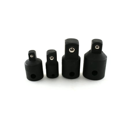 TEMO Impact Socket Adapter and Reducer Set, Cr-V, 4 pc