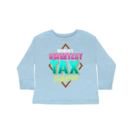 

Inktastic Tax Deduction Funny Baby Clothes Gift Toddler Toddler Girl Long Sleeve T-Shirt