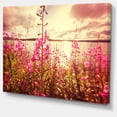 thumbnail image 2 of Meadow with Purple Flowers Alaska - Floral Art Canvas Print, 2 of 3
