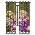 thumbnail image 5 of Anime Themed Curtains for Bedroom Drapes,JoJo's Bizarre Adventure Print Design Window Treatments Curtain Panel Set, 2-Panels, 42" W x 84" L, 5 of 8