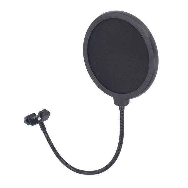 Pantalla de Viento Micrófono, Filtro Pop Micrófono de Doble Capa Versá VersáLes VersáLes de Manguera Flexible Flexible De 360 Grados de 3,5 cm de 3,5 cm Para Reunirse