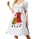 thumbnail image 1 of Vestido de manga corta Coiny X Pin, ropa de mujer, novedades, vestido de verano para mujer, vestidos de noche para mujer., 1 of 7