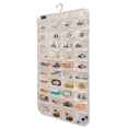 thumbnail image 1 of Organizador de joyas BB Brotrade para colgar con 80 bolsillos, color beige, 1 of 6