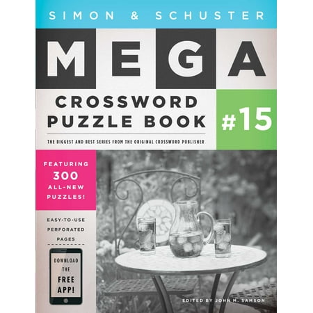 Simon & Schuster Mega Crossword Puzzle Book #15 (Best Way To Pick Numbers For Mega Millions)