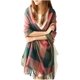thumbnail image 1 of Bufanda grande de celosía cálida para primavera/invierno con rejilla grande y Mantón largo a la moda para mujer, 1 of 7