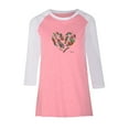thumbnail image 4 of Hauts d'Été pour Femmes Mode Décontractée Ample Col Rond Couture Imprimée T-shirt à Manches Longues Habillé pour Femmes en Solde, 4 of 4