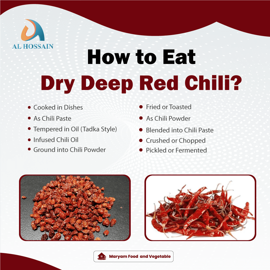 Al Hossain Natural Guatemalan Dry Deep Red Chili – Whole – Bulk 11 LB (176 oz / 5kg) | Spicy, Aromatic & Vibrant | Ideal for Cooking, Seasoning, Sauces & Pickling | Non-GMO, Gluten-Free, Vegan