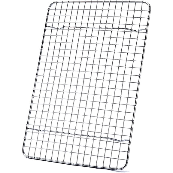 Cooling Rack For Baking, Olibuy Rack with 304 Stainless Steel Bold Grid Wire, Multi Use Oven Rack Fit Quarter Sheet Pan, Oven and Dishwasher Safe, 9.45 x 12 Inches