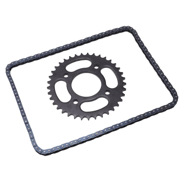 Cadena de 136 eslabones 428 37T cadena de transmisión de motocicleta con piñón para Minimoto de 43cc 49cc ciclomotor Scooters de 2 tiempos bicicleta de bolsillo Mini Quad ATV Jadeshay A