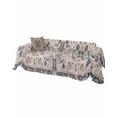 thumbnail image 2 of Beige Ethnic Boho Sofa Covers for 3 Cushion,Washable Couch Cover for Sectional Sofa Slipcovers with Tassel,Oriental Bohemian Antique Tribal Floral Loveseat Covers Futon Cover Throw Blanket 71x118, 2 of 8