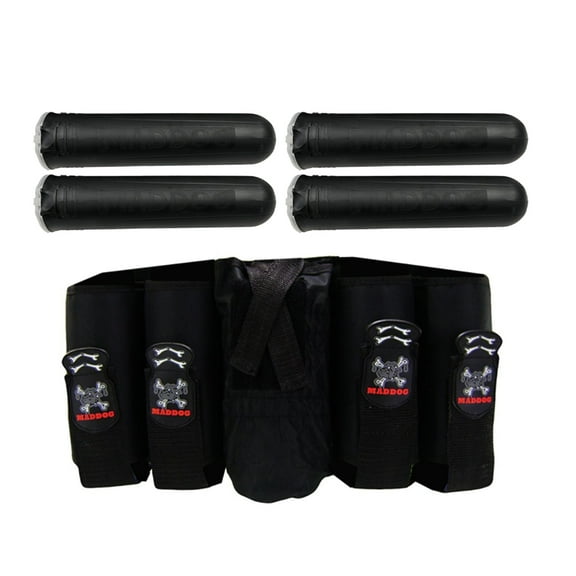 Maddog 4 1 Vertical Paintball Harness Pod Pack w/ Paintball Pods