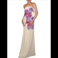 thumbnail image 3 of Vestido Y2k Sin Tirantes para Mujer, Vestido de Verano con Estampado Floral, Espalda Descubierta, Vestido de Cóctel con Hombros Descubiertos Albaricoque M, 3 of 10