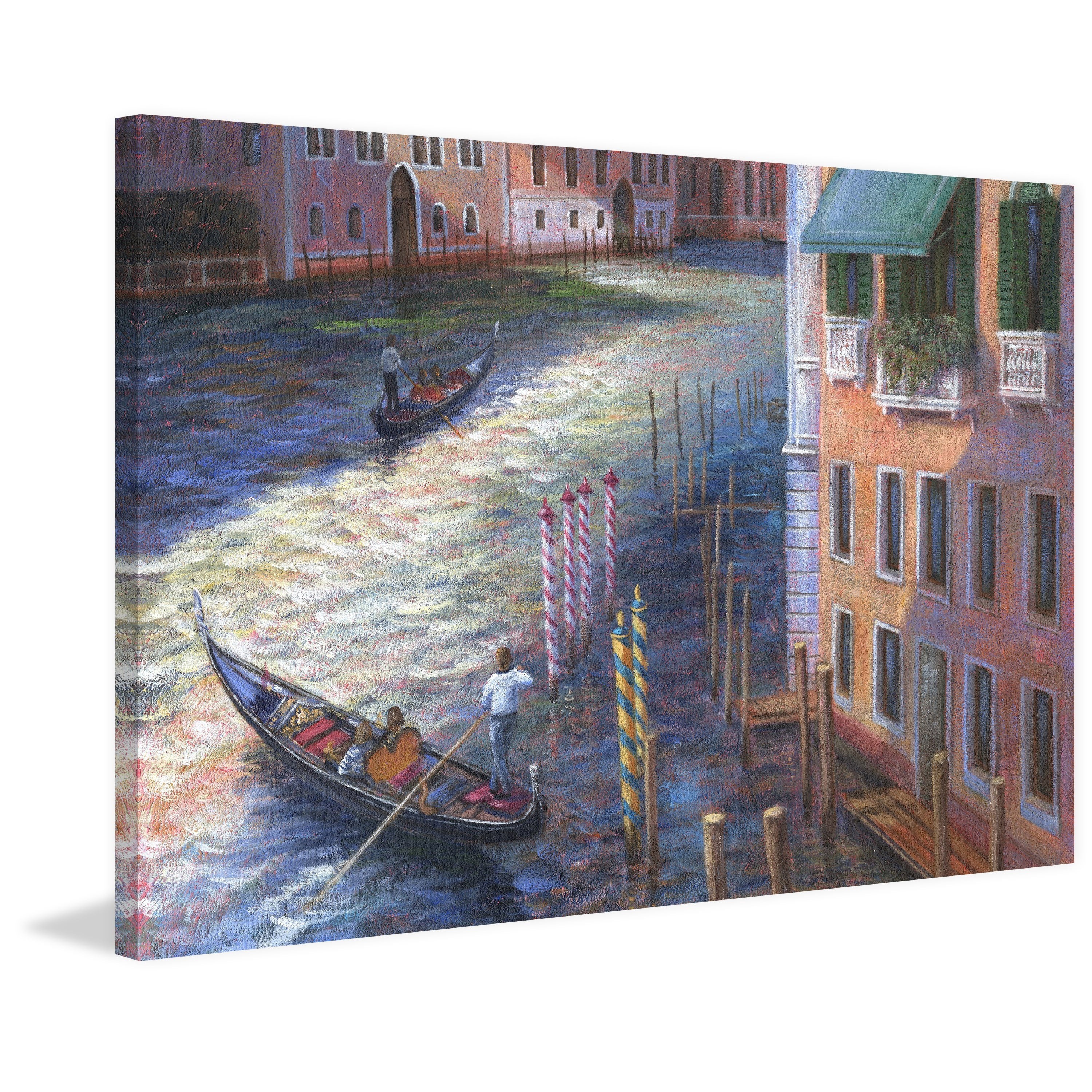 "Grand Canal" Painting Print on Wrapped Canvas