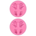 thumbnail image 1 of 2pcs Funny Palm-shaped Chocolate Baking Molds Fondant Cake Molds for DIY Use, 1 of 7