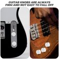 thumbnail image 4 of SHISUYAN White Guitar Knobs for Electric Guitar Use Plastic and Metal Volume Tone Control Compatible with Most Guitars 1 Set, 4 of 9