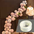 thumbnail image 5 of 4 Pack Balloon Decorating Strip, 16.5', for Party, Clear, 5 of 5