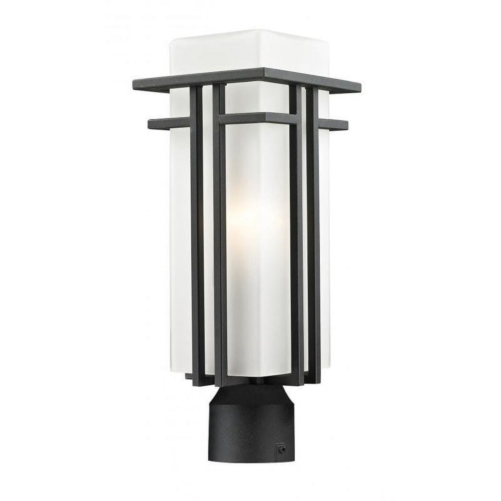 Z-Lite Abbey 549PHM-BK-R Outdoor Post Light