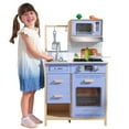 thumbnail image 5 of KidKraft Cheerful Chef Blue Wooden Play Kitchen with 5 Accessories, 5 of 11