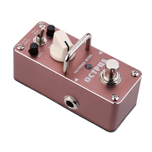 Effects AOS-3 Octpus Polyphonic Octave Electric Guitar Effect Pedal Mini Single Effect with True Bypass