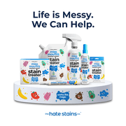 Miss Mouth's Messy Eater Stain Treater Wipes for Baby & Kids, 5 Pack, Newborn & Baby Essentials, Stain Remover for Food, Grease, Coffee & More, Gentle on Laundry, Fabric & Underwear