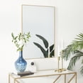 thumbnail image 2 of DecMode 24" x 36" Gold Wall Mirror with Thin Frame, 2 of 7