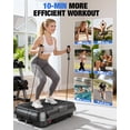 thumbnail image 6 of Evitormill Vibration Plate Exercise Machine, Vibration Plate Muscle Toner, Whole Body Workout Platform with Resistance Bands, Black, 6 of 9