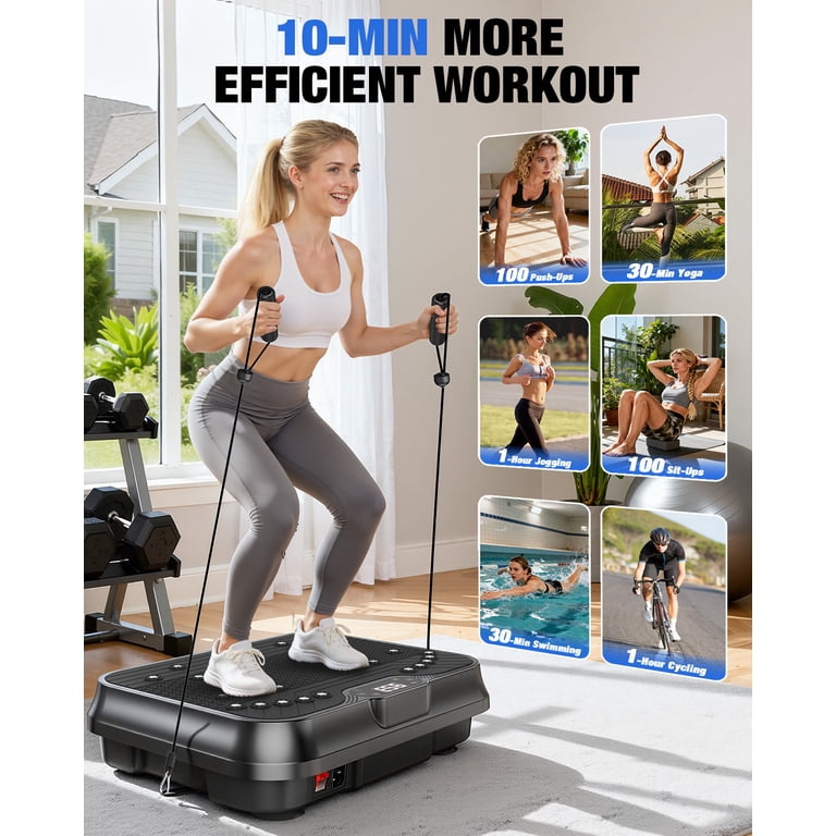 bigzzia Vibration Plate Exercise Machine, Whole Body Shaker