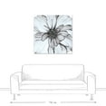 thumbnail image 3 of Creative Products Black and White Flower 36x36 Canvas Wall Art, 3 of 5