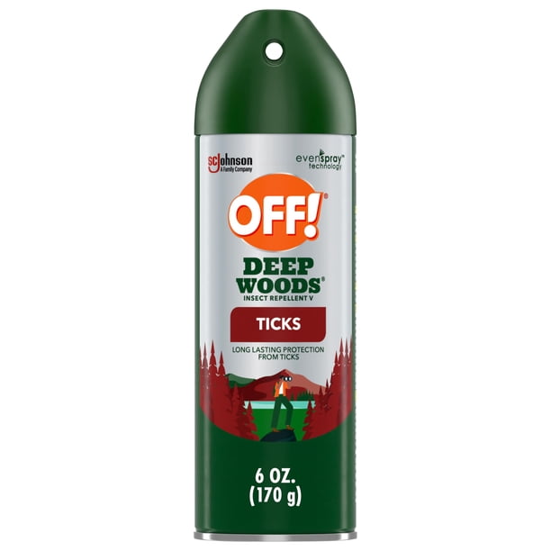 Aerosol repelente de insectos ¡DESACTIVADO! Deep Woods, de larga duración, 177 ml