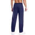 thumbnail image 3 of GIRUNS Men's Sweatpants Quick Dry Running Workout Athletic Pants with Zip Pockets Navy Blue XL, 3 of 8