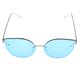 thumbnail image 2 of Gafas de terre de ojos de gato para mujer, gafas vintage tamaño para conducir, Azul plateado BLESIY Gafas de sol vintage para mujer, 2 of 4