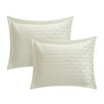 thumbnail image 3 of Chic Home Shala 4-Piece Applique Quilt Set, Queen, Beige, 3 of 6