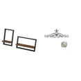 thumbnail image 1 of Estantes de pared para almacenamiento,Estantes flotantes de madera Estantes de pared de madera,Decoración de pared con arte de pergamino,Decoración de pared con arte en pergamino,arte, 1 of 8