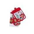 thumbnail image 1 of IH Casa Decor 5 Pc Kitchen Set Fiery Red Floral, 1 of 2