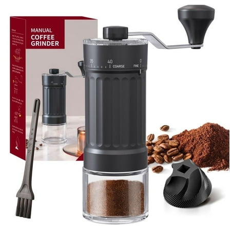 Mini Manual Coffee Grinder, Portable Hand Coffee Bean Mill