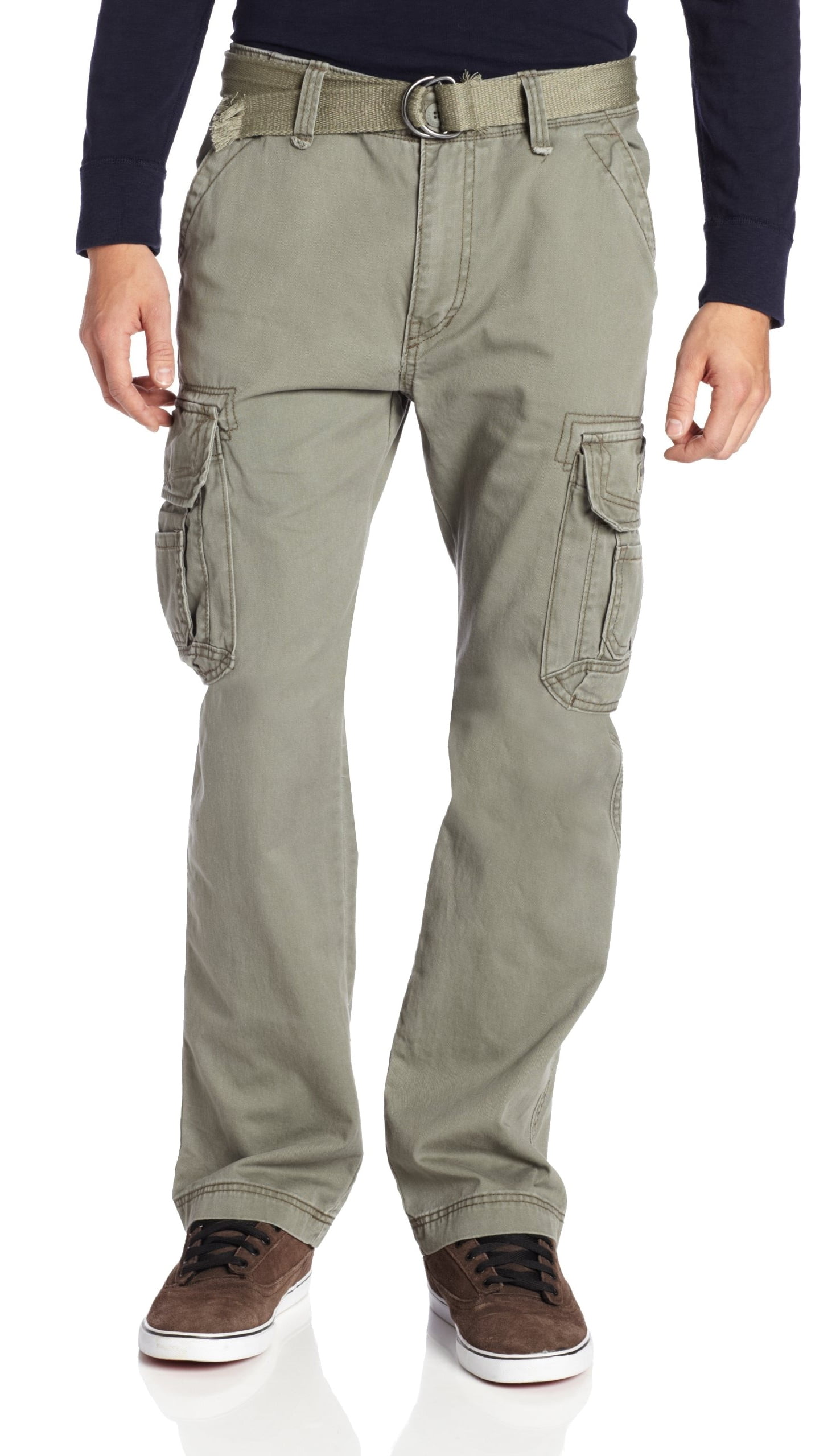 unionbay mens flat front casual cargo 