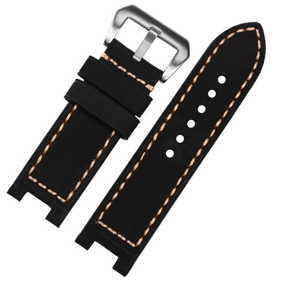 Leather Watch Strap Fit For Casio GST-S130 S110 S120 W100 210 Notched Leather Watchband Accessories 26mm Wrist Strap