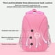 thumbnail image 4 of Qarigey Mochilas escolares antirrobo con mochilas reductoras de carga para niñas y niños para estudiantes antisísmicas Mochilas Conejo Rosa trompeta, 4 of 6