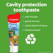 Colgate Minecraft Kids Toothbrush and Toothpaste Bundle