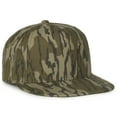 thumbnail image 3 of Mossy Oak Original Bottomland Camo Hat – High Profile Flat Bill Snapback, Structured Hunting Cap, One Size, 3 of 7