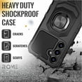 thumbnail image 5 of Rome Tech for Samsung Galaxy S23 FE (2023) Armor Case - Blue, 5 of 7